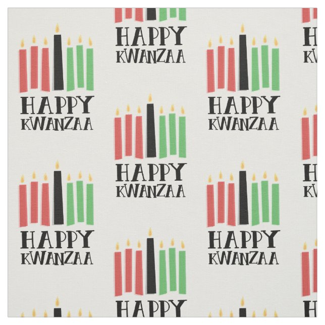 Happy Kwanzaa |  Stoff (Muster)
