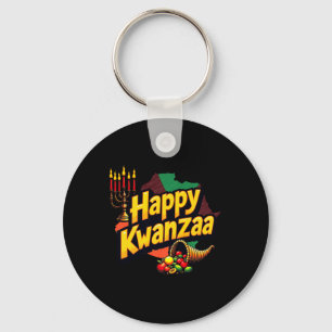 Happy Kwanzaa Weihnachten Afro-Amerikanisches Happ Schlüsselanhänger