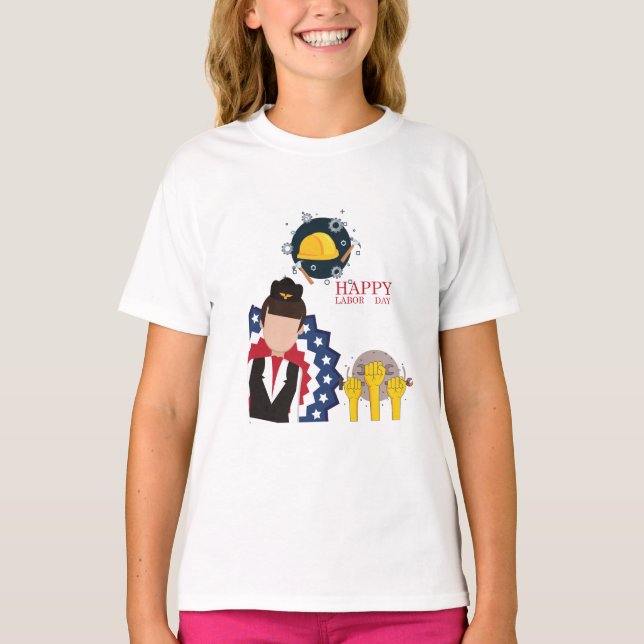 Happy Labor Day T-Shirt (Vorderseite)