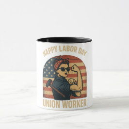 Happy Labor Day Tasse