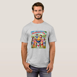 Happy Labour Day Kittens T - Shirt