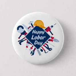 Happy Labour Day Long Weekend Button