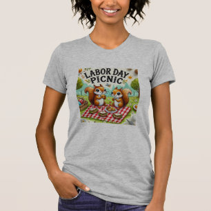 Happy Labour Day Picnic Niedlicher T - Shirt