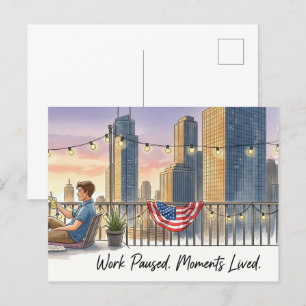 Happy Labour Day Postcard Postkarte