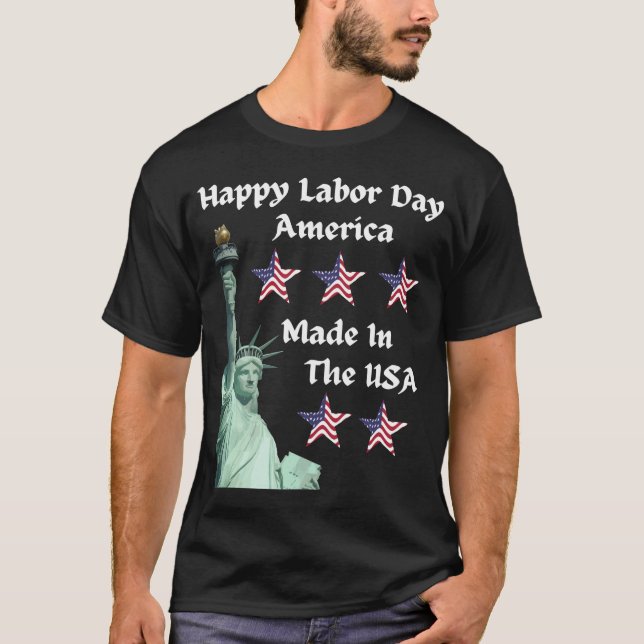 Happy Labour Day T - Shirt (Vorderseite)