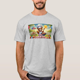 Happy Labour Day T - Shirt Aduls
