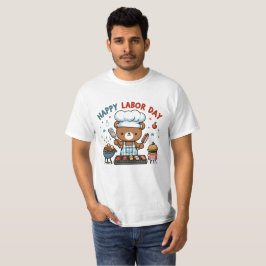 Happy Labour Day Teddy Bären T - Shirt