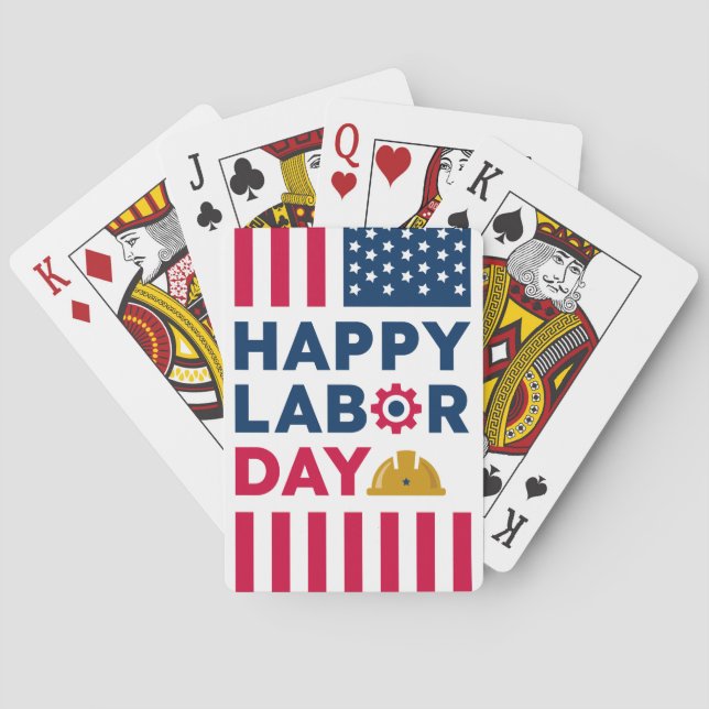 Happy Labour Day, Vereinigte Staaten Spielkarten (Rückseite)