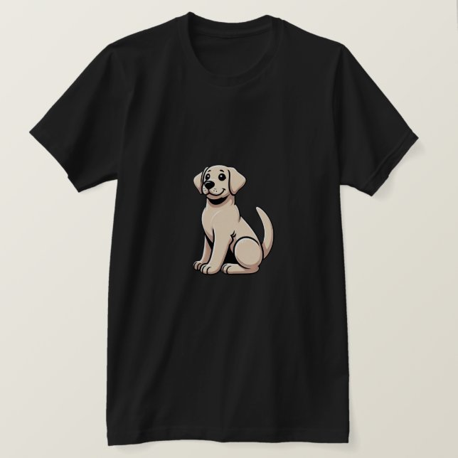 Happy Labrador Retriever T-Shirt (Design vorne)