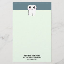Happy Lächeln Dental Tooth Niedlich Briefpapier