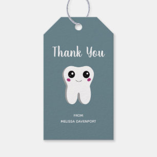 Happy Lächeln Dental Tooth Niedlich Danke Geschenkanhänger
