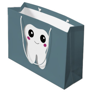 Happy Lächeln Dental Tooth Niedlich Große Geschenktüte
