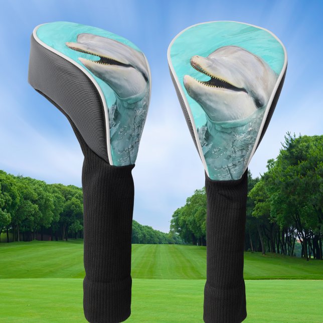 Happy Lächeln Dolphin Golf Headcover (Von Creator hochgeladen)