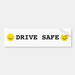 Happy Lächeln Face Drive Sichere freundliche Warn Autoaufkleber