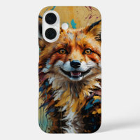 Happy Lächeln Fox-Anstrich Spritzer