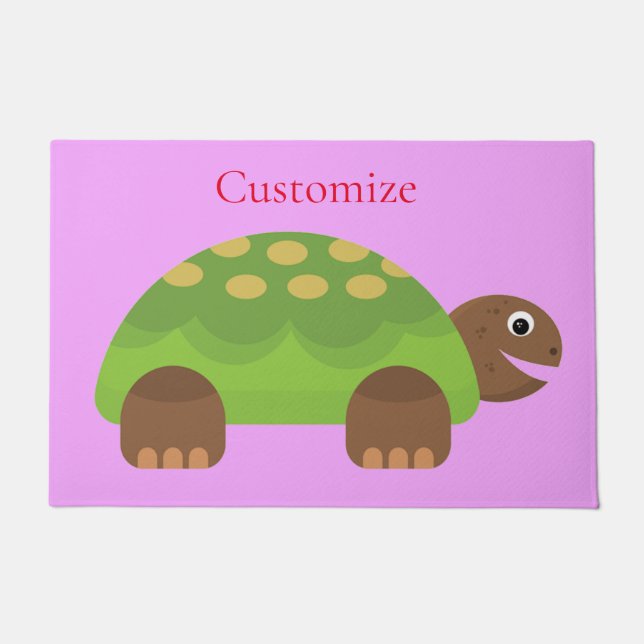 Happy Lächeln Schildkröte Thunder_Cove Fußmatte (Vorderseite)