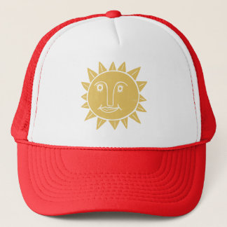 Happy Lächeln Sonnenschein Design Truckerkappe