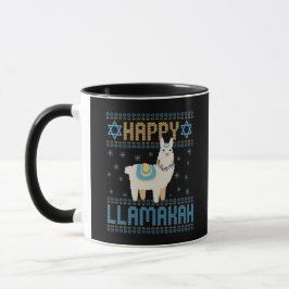 Happy Lamakah Funny Jewish Hanukkah Lama Geschenk Tasse