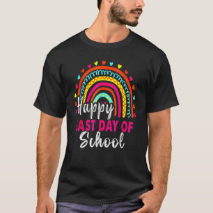 Happy last day Day School Goodbye School Hallo Sum T-Shirt