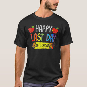 Happy Last Day of School Gift Teacher Student Vint T-Shirt