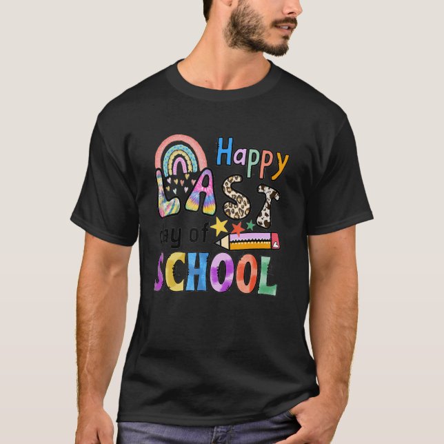 Happy Last Day Of School Teacher Appreciation Stud T-Shirt (Vorderseite)