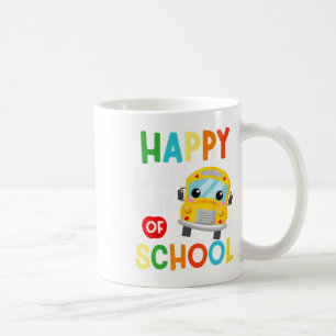 Happy Last Day School Busfahrer Lehrer Studen Kaffeetasse