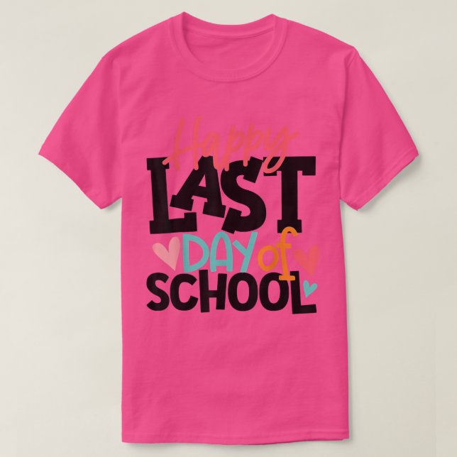 Happy Last Day School Students and Teachers Gi T-Shirt (Design vorne)