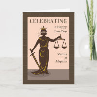 Happy Law Day feiert mit Lady Justice