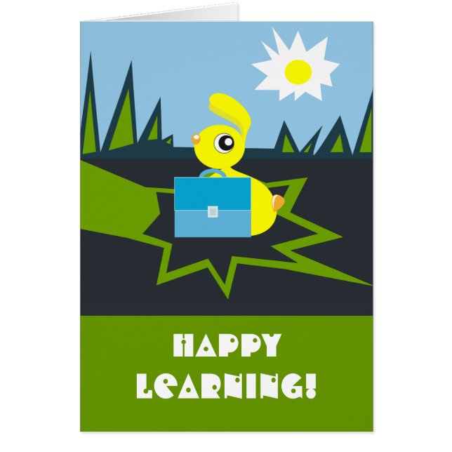 Happy Learning Card (Vorne)