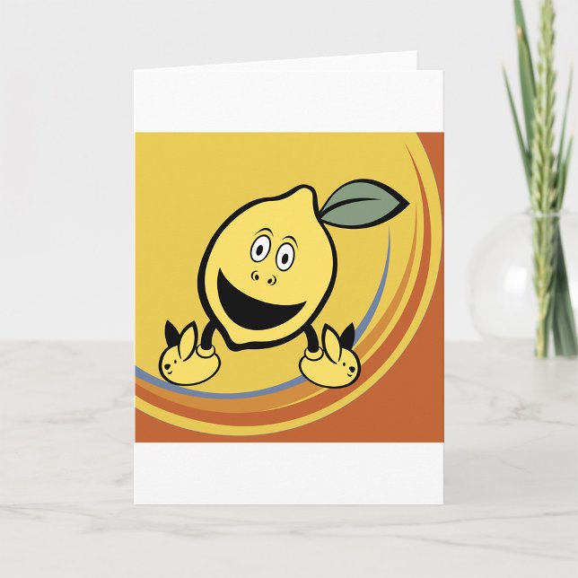 Happy Lemon Face Karte (Von Creator hochgeladen)