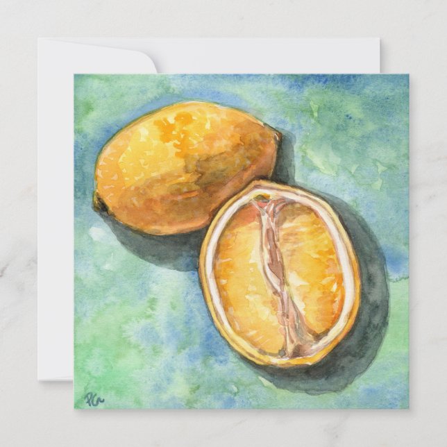 Happy Lemon Karte (Vorderseite)