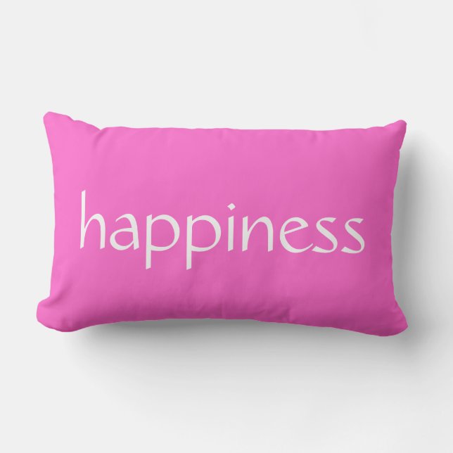 Happy Liebe Lumbar Kissen (Vorderseite)
