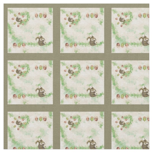 Happy life of a squirrel stoff (Nahaufnahme)