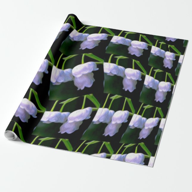 Happy Lily des Talmusters Geschenkpapier (Ungerollt)