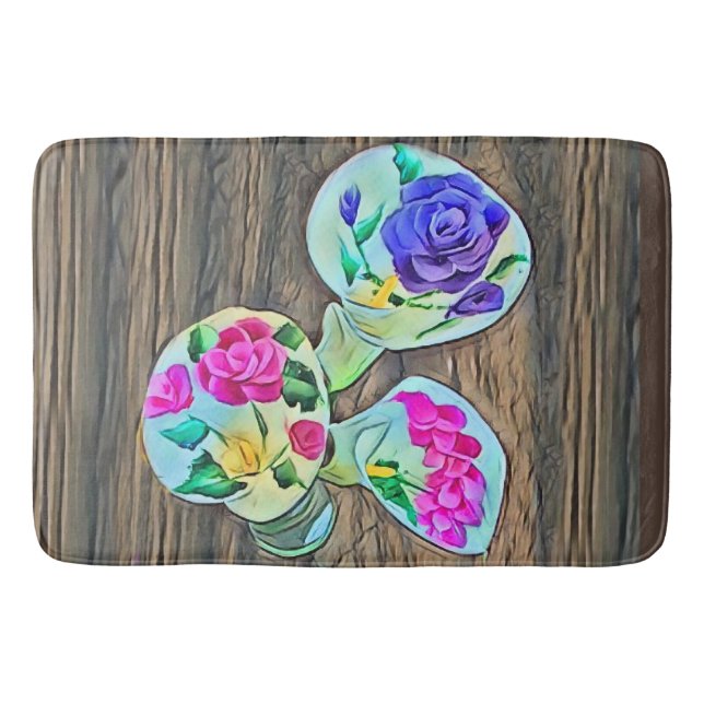 Happy Lilys Badematte (Vorderseite)