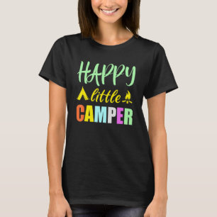 Happy Little Camper Zeltfeuer für Camping Kinder T-Shirt