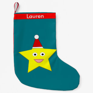 Happy Little Christmas Star Custom Strumpf Kleiner Weihnachtsstrumpf