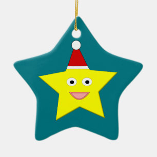 Happy Little Christmas Star Ornament