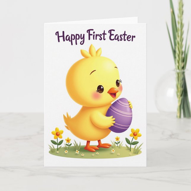 Happy Little Fowl Celebration Card Karte (Vorderseite)