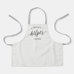 Happy Little Helper Editable Color Kid Schürze