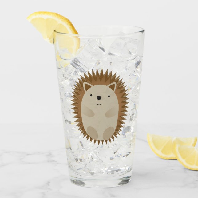 Happy Little Igel Glas (Vorderseite Ice)