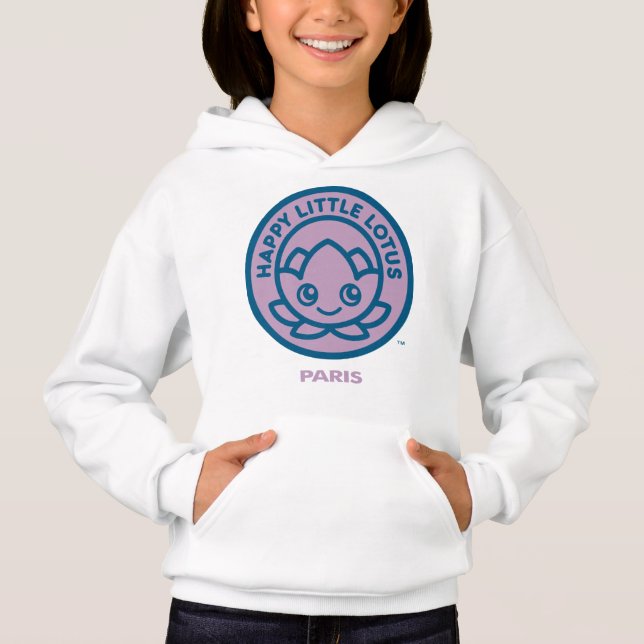 Happy Little Lotus, Paris Hoodie (Vorderseite)