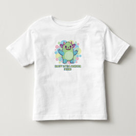 Happy Little Monster Friend Kleinkind T-shirt