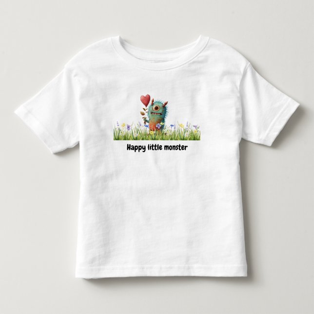 Happy Little Monster T Shirt (Vorderseite)