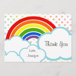 Happy Little Rainbow Dankeskarte