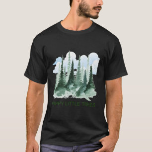 Happy Little Tree Earth Day Bob Style Men Boy Kids T-Shirt