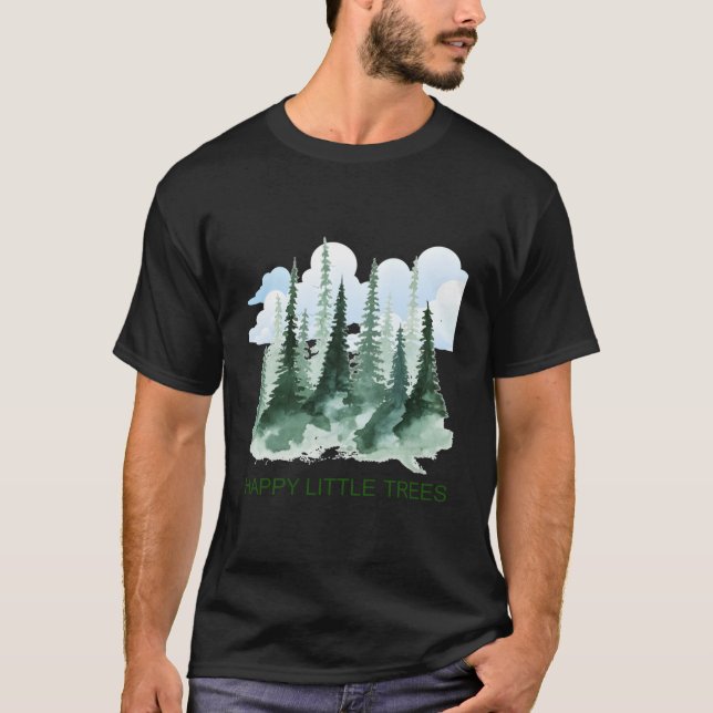 Happy Little Tree Earth Day Bob Style Men Boy Kids T-Shirt (Vorderseite)