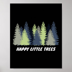 Happy Little Tree Earth Day Men Boy Kids Gift Poster