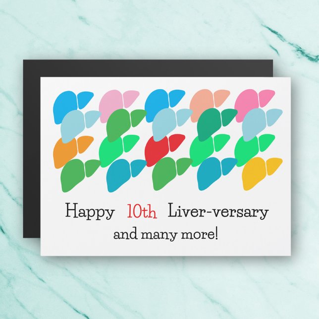 Happy Liver-Jubiläum und viele weitere Magnet-Kart Magnetkarte (Von Creator hochgeladen)