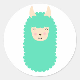 Happy Llama Emoji Stickers